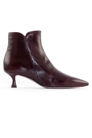 Burgundy leather ankle boot MARA BINI | W231109VINACCIA